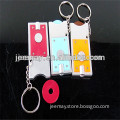 Promotion gifts Plastic token coin led keychain light